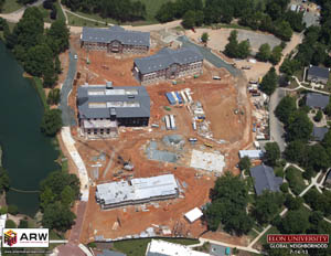 footing slab large institutional building