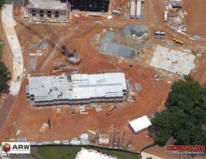 concrete slab metal deck housing complex