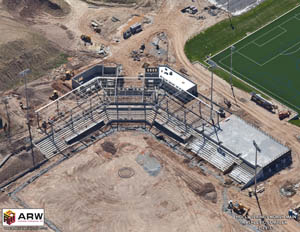 new baseball stadium concrete