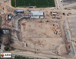 Holly Springs Athletic Complex under construction