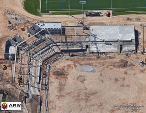 concrete stadium seating