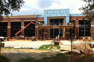 office building concrete under construction