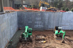 cast in place concrete wall