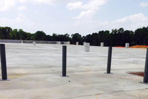 concrete parking deck surface